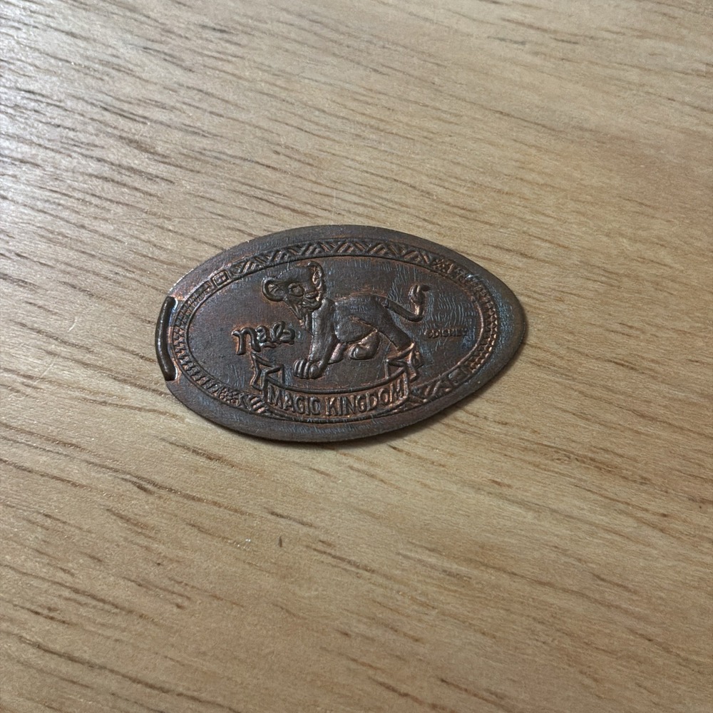 Disney Magic Kingdom Nala Lion King Pressed Penny Souvenir Elongated Copper Coin